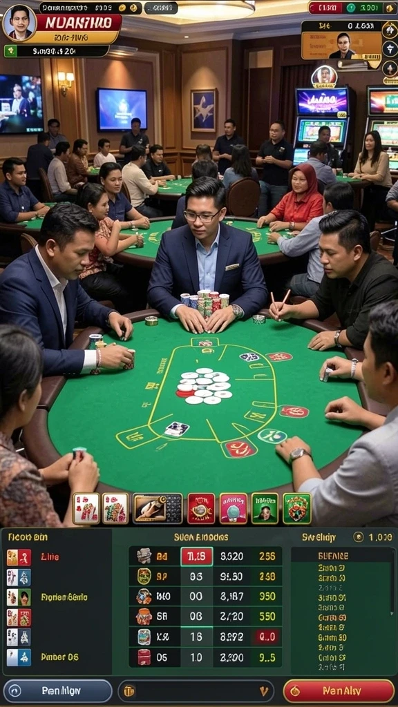 Beragam tema permainan yang bisa dipilih oleh pemain.