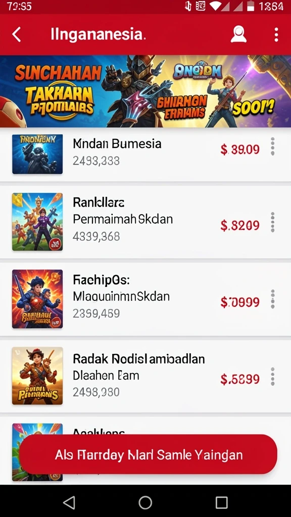 Fitur pilihan permainan togel yang beragam.