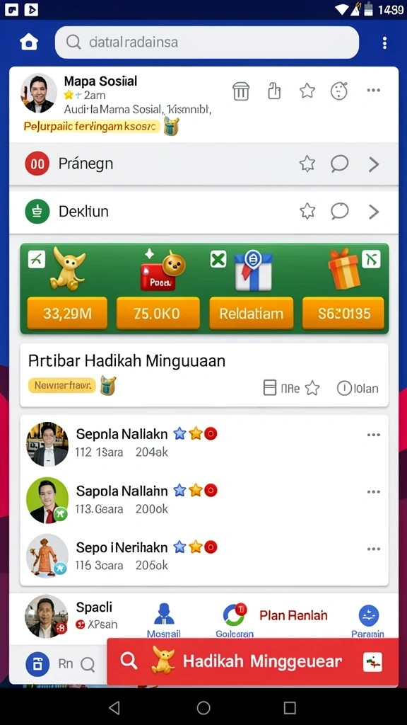Tampilan antarmuka pengguna BAJAJ4D yang intuitif.