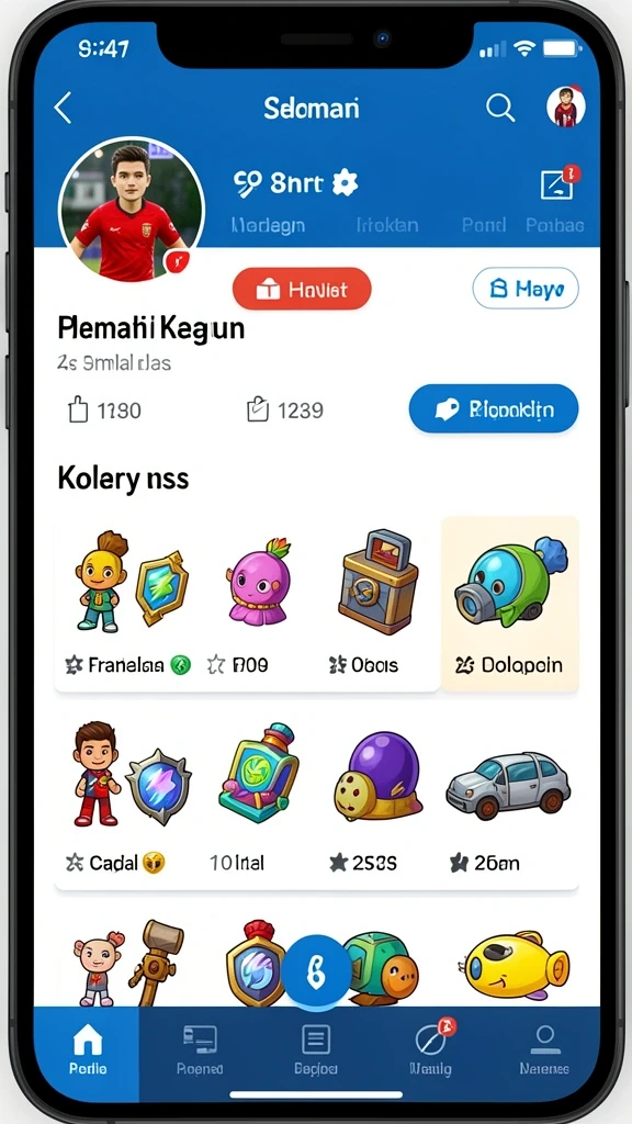 Tampilan antarmuka aplikasi yang ramah pengguna.