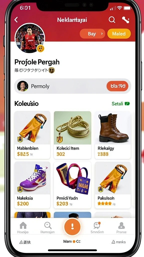 Antarmuka pengguna yang intuitif dan menarik.