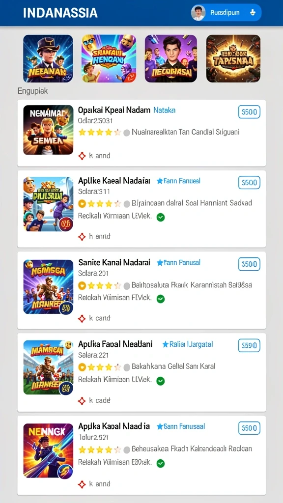 Pengalaman bermain yang nyaman dan mudah diakses.