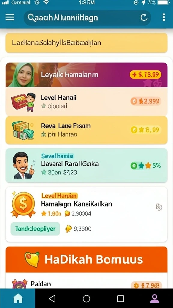 Beragam pilihan permainan yang mengasyikkan dan seru.