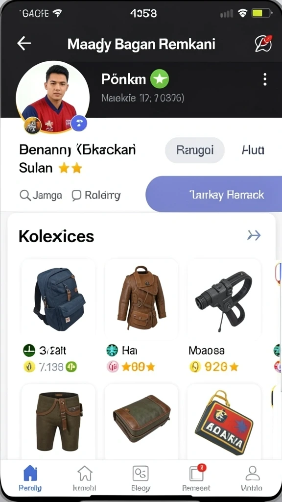 Tampilan grafis yang memukau dalam permainan slot.