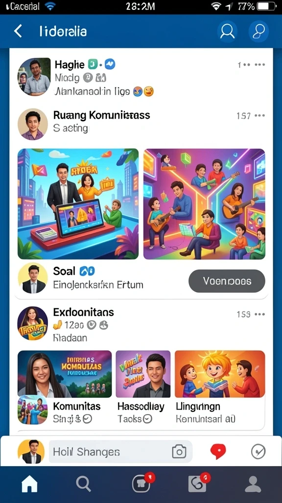 Tampilan menarik dengan grafis yang menawan.