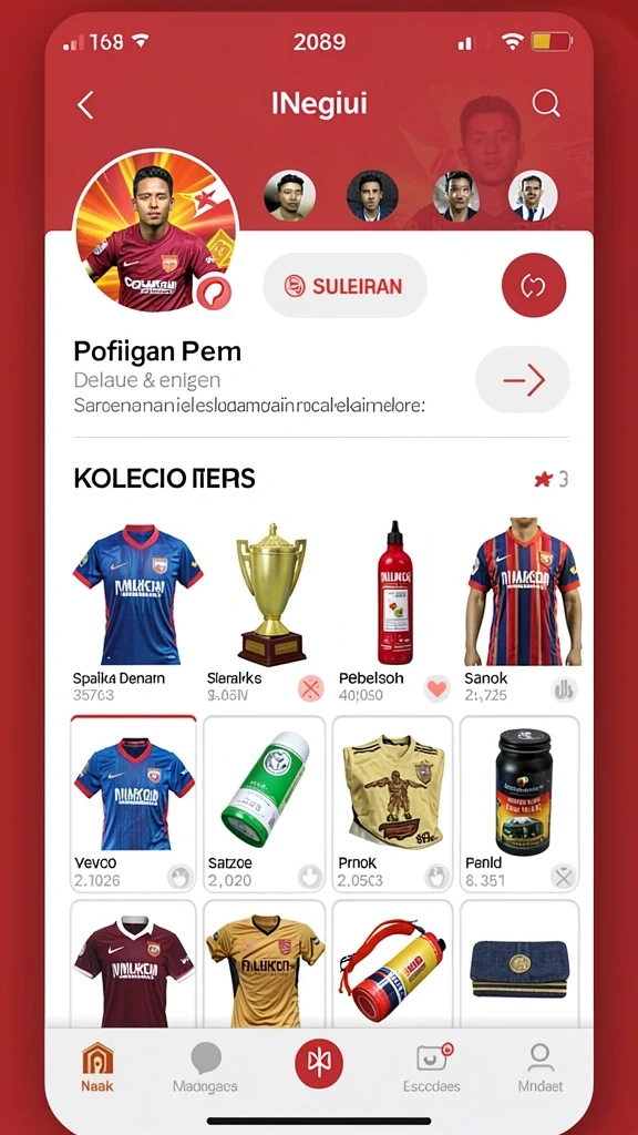 Tampilan antarmuka yang modern dan user-friendly.