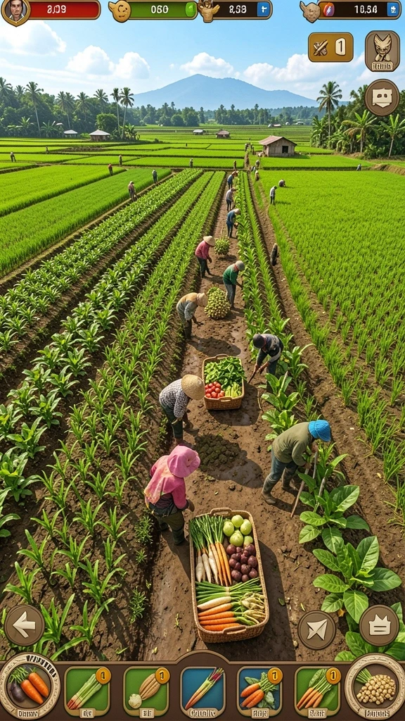 Fitur komunitas untuk berbagi pengalaman dan strategi.