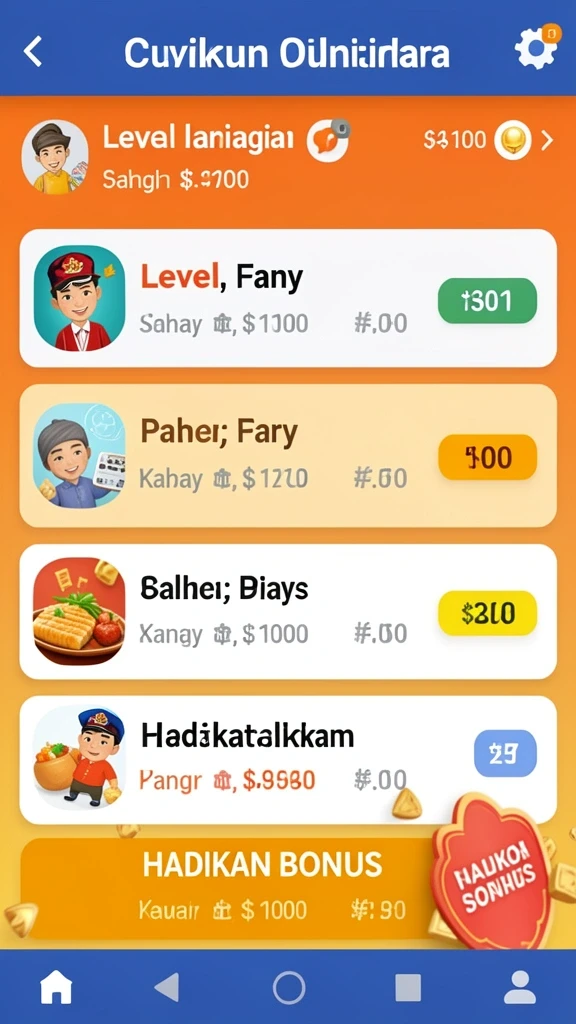 Beragam tema permainan slot yang menarik.