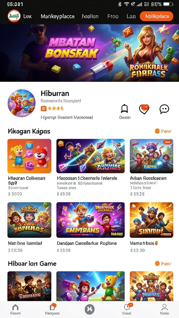 Grafis yang kaya dan menarik perhatian.