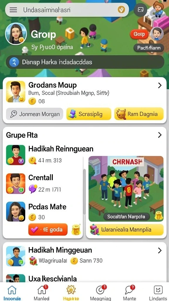 Screenshot 3 menunjukkan fitur bonus spektakuler yang dapat menguntungkan pemain.