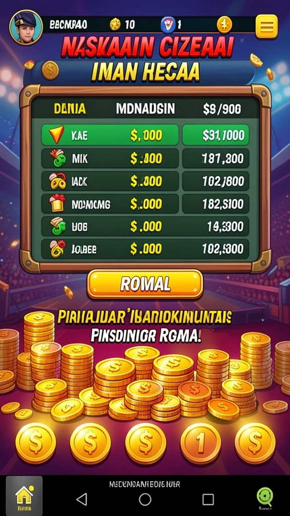 Screenshot menunjukkan tampilan antarmuka yang menarik.