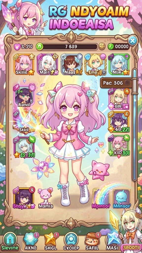 Screenshot menunjukkan salah satu mesin slot yang baru.