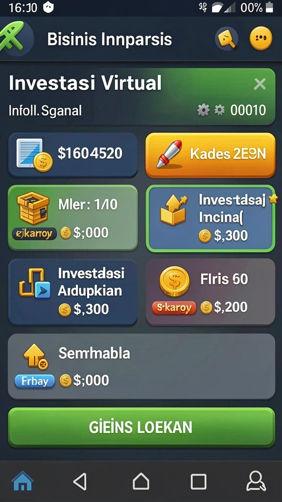Screenshot menampilkan berbagai fitur bonus menarik.
