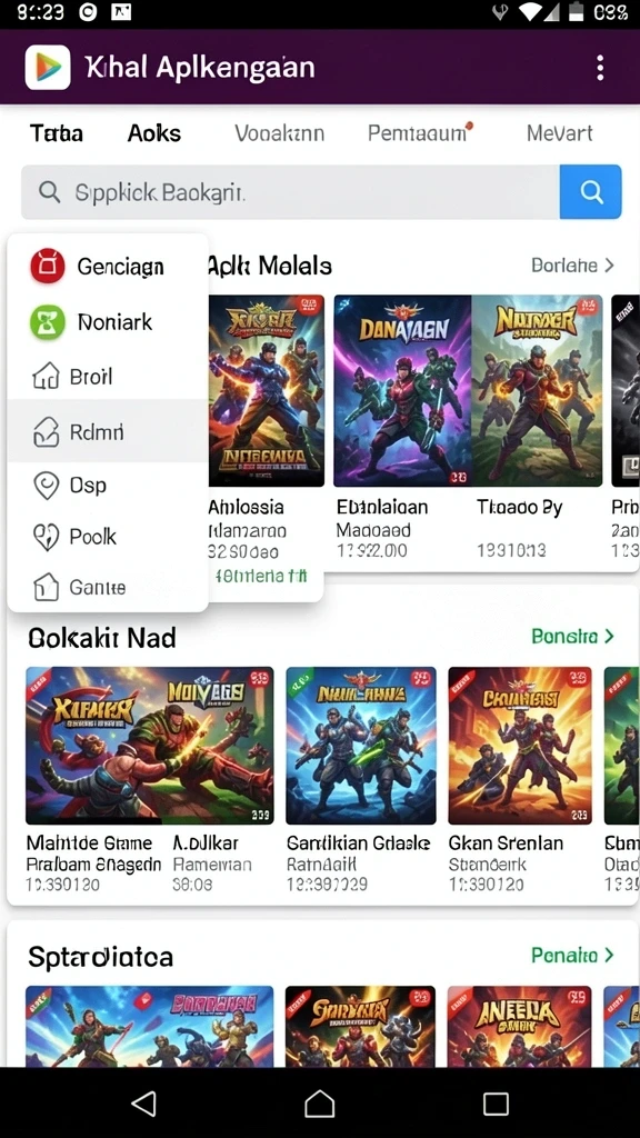 Screenshot menampilkan tampilan awal permainan PELUANG77 yang menarik.