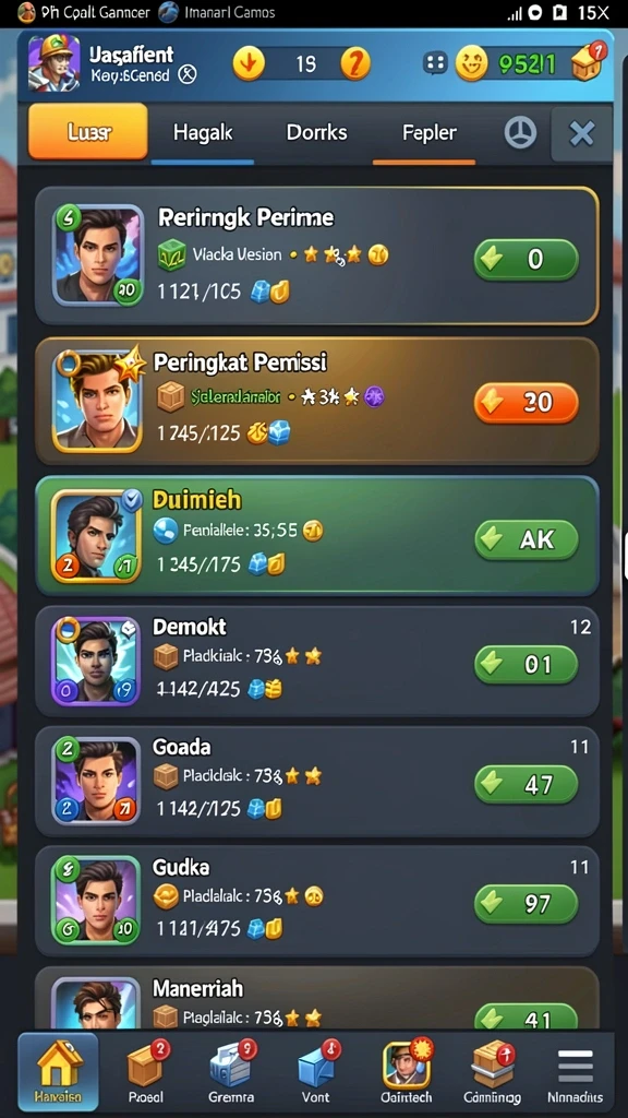Fitur bonus yang melimpah dan menarik.