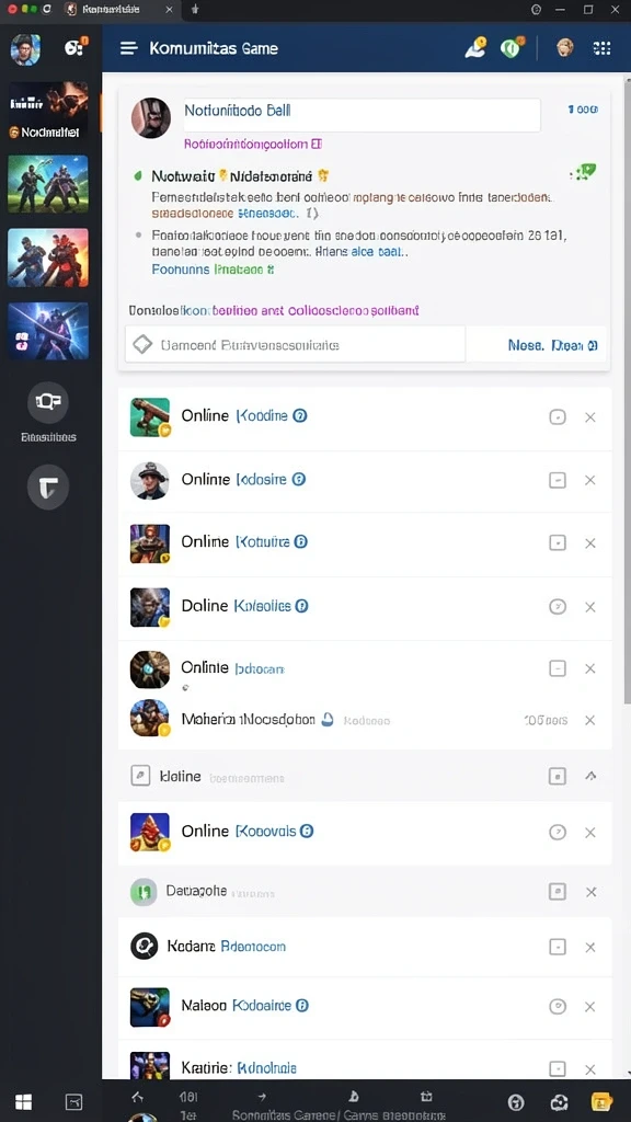 Screenshot menunjukkan tampilan utama permainan yang menarik.