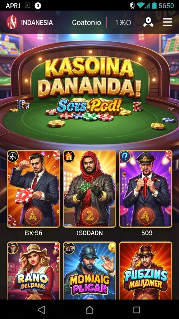 Screenshot permainan slot yang sedang dimainkan dengan efek visual menarik.