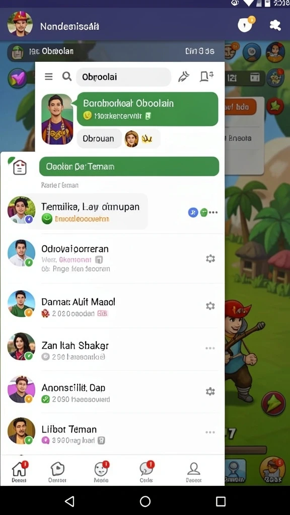 Tampilan menarik dengan berbagai pilihan tema slot.