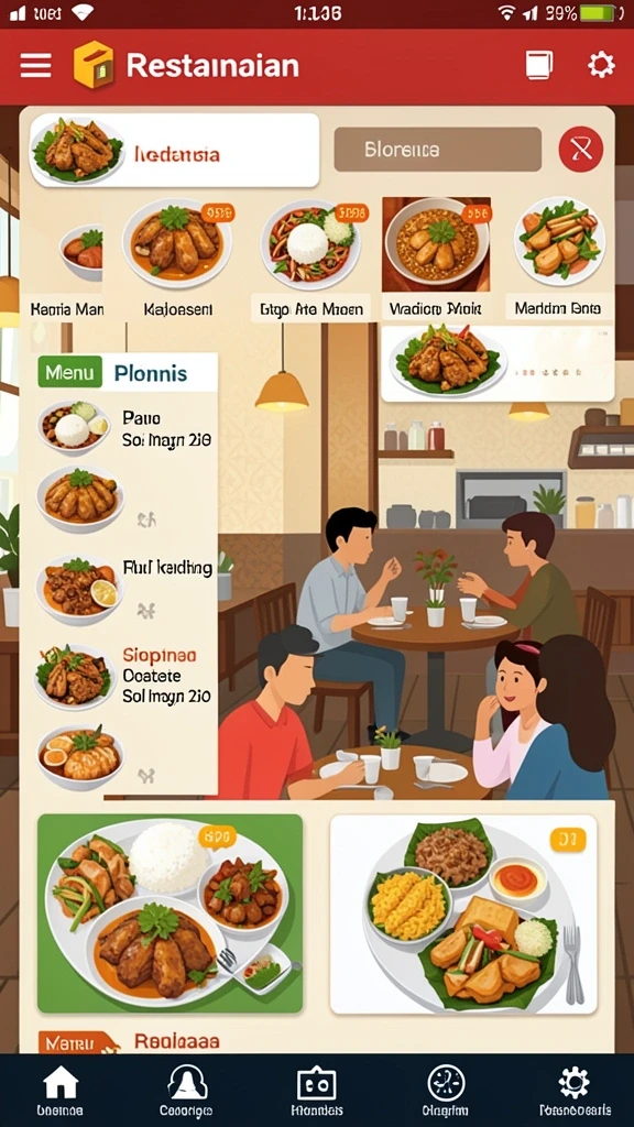 Screenshot menampilkan mesin slot dengan desain atraktif.