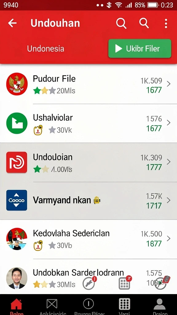 Beragam pilihan permainan dengan tema menarik.