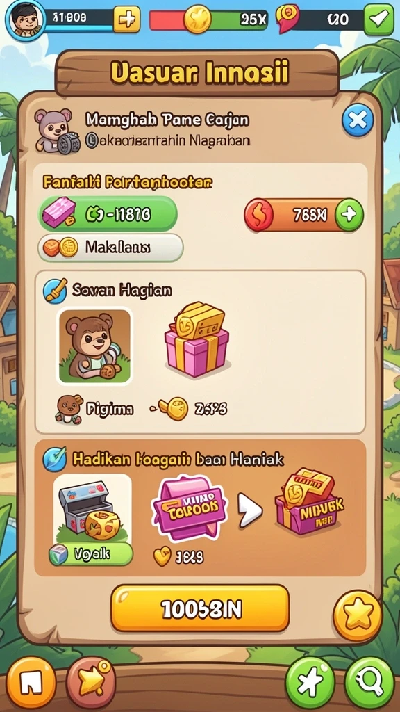 Fitur bonus yang menguntungkan dan menarik.
